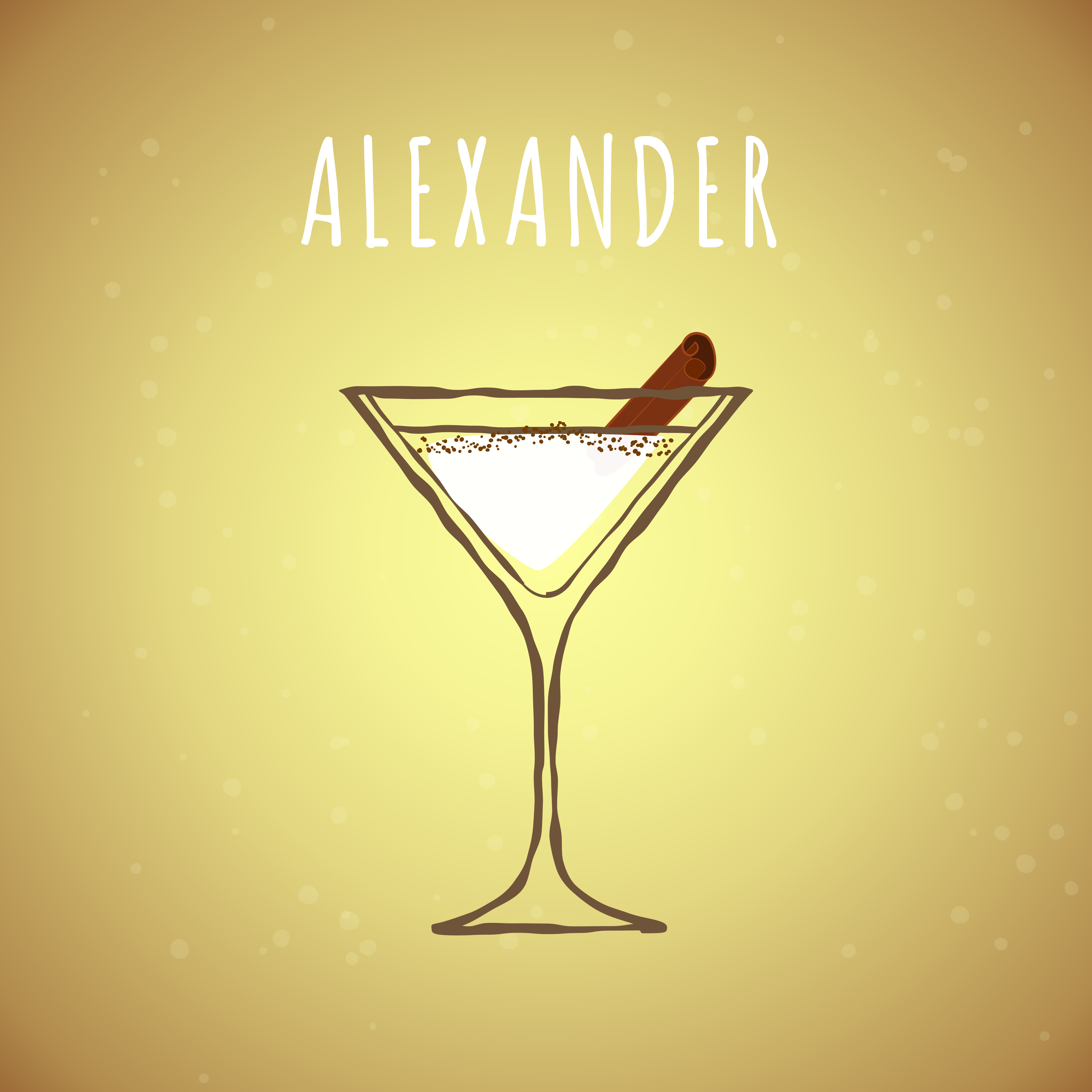 Brandy Alexander Engelstad Spirits cocktail med cognac